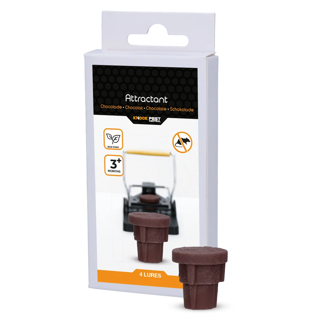 KNOC00161.png Lockstoff für Mäuse und Ratten mit Schokoladenduft, 4 Stück – Knock Pest Attractant – Bild 1