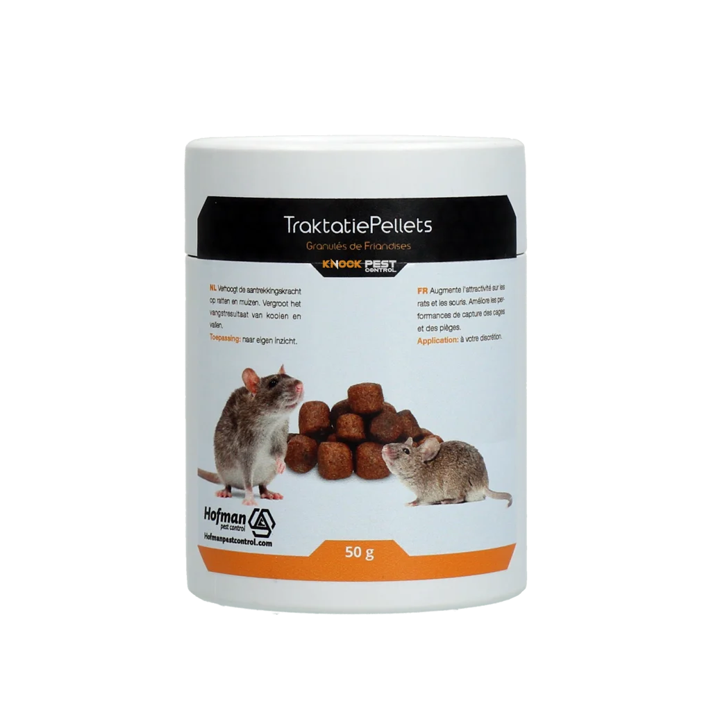 KNOC0050.png Köderpellets für Mäuse und Ratten, 50 g – Knock Pest Traktatie Pellets – Bild 1