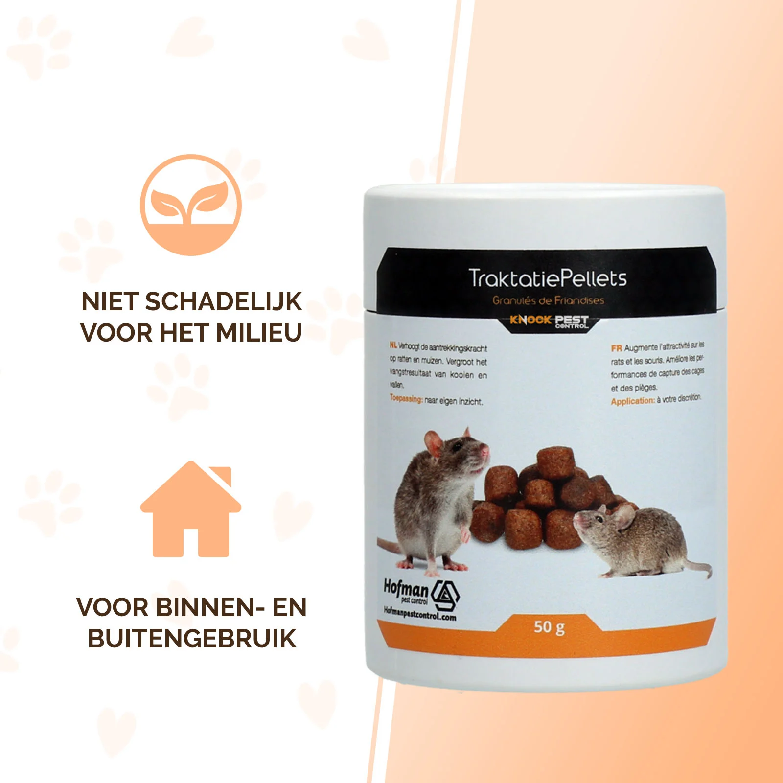Köderpellets für Mäuse und Ratten, 50 g – Knock Pest Traktatie Pellets – Bild 2