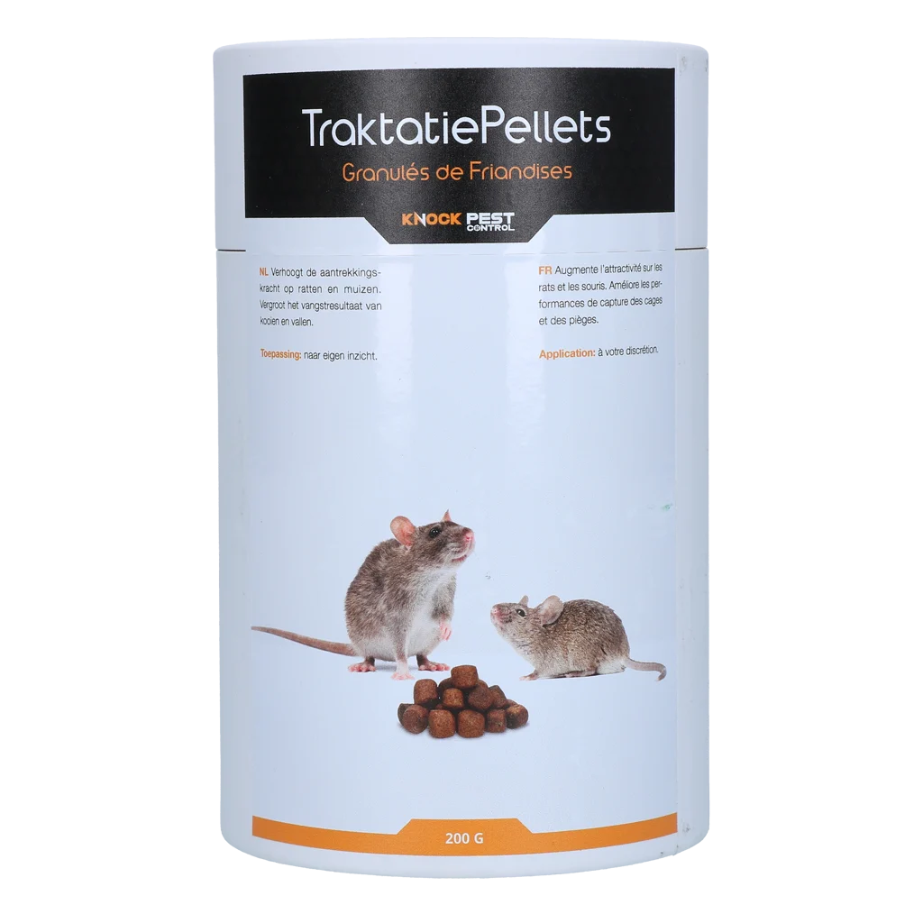 Köderpellets für Mäuse und Ratten, 200 g – Knock Pest Traktatie Pellets – Bild 1