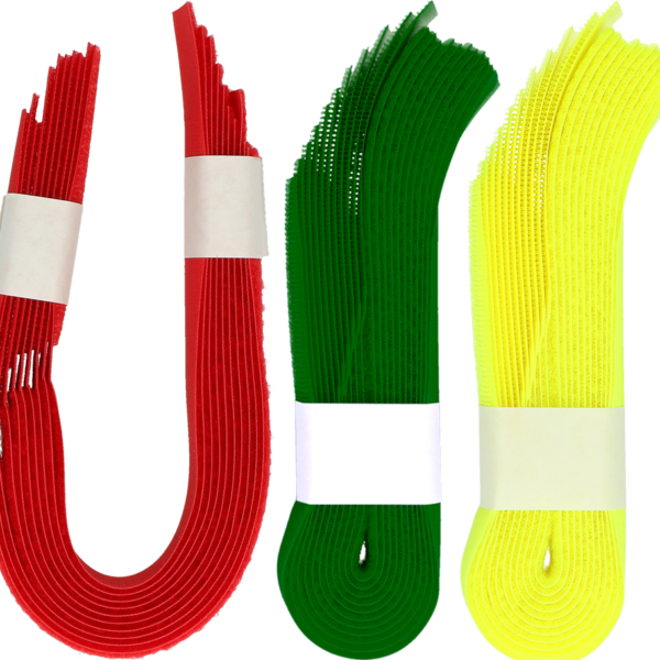 Kuhkennzeichnungsband mit Klettverschluss, Grün, 10 Stück