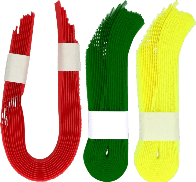 Kuhkennzeichnungsband mit Klettverschluss, Gelb, 10 Stück