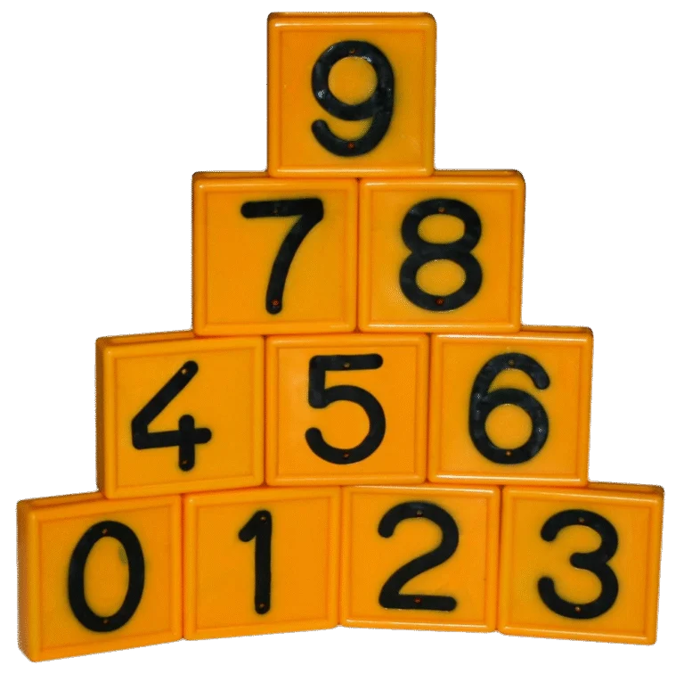 Hülsennummer für Kohriemen No. 1, Gelb 6/9