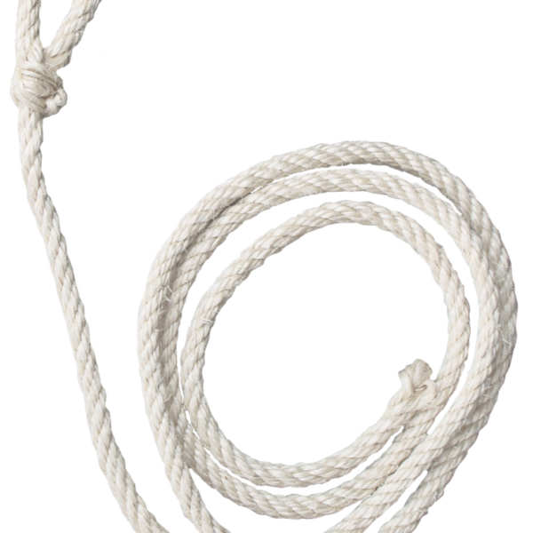 Kuhseil, in 4 Schlägen geschlagen, 210 cm lang und 1 cm dick