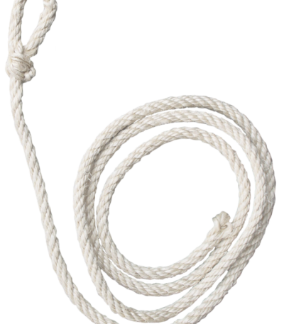 Kuhseil, in 4 Schlägen geschlagen, 240 cm lang und 1 cm dick