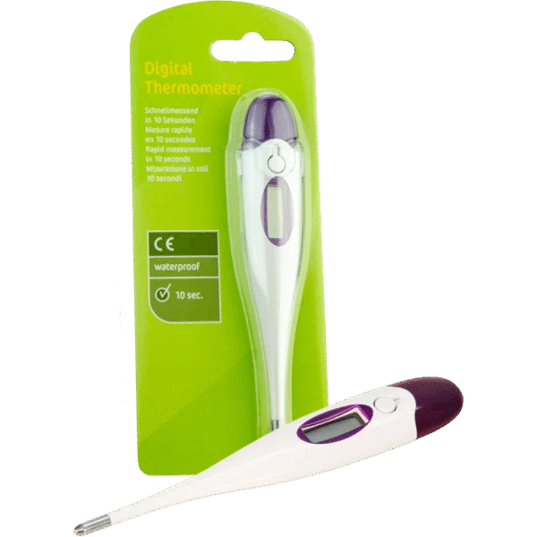 Digitales Fieberthermometer mit Signalton und Speicher