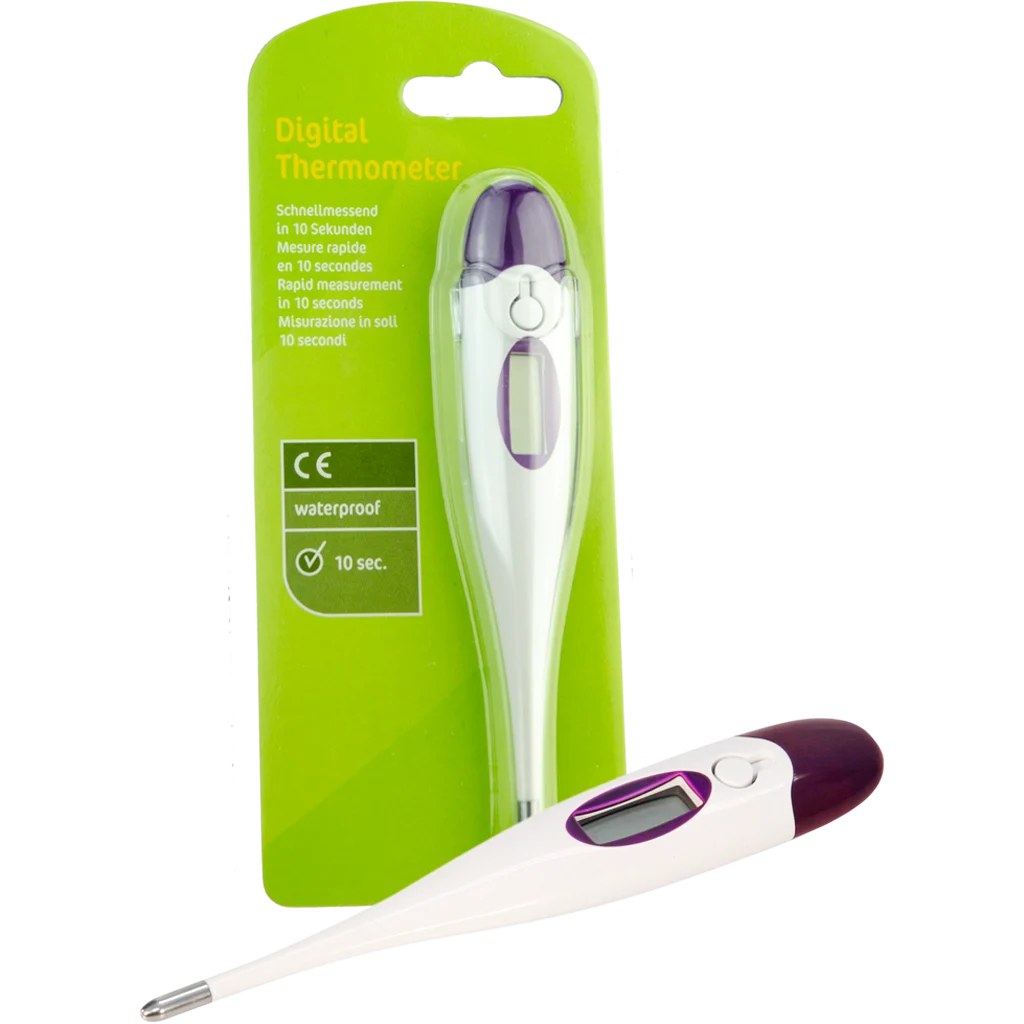 Digitales Fieberthermometer mit Signalton und Speicher – Bild 1