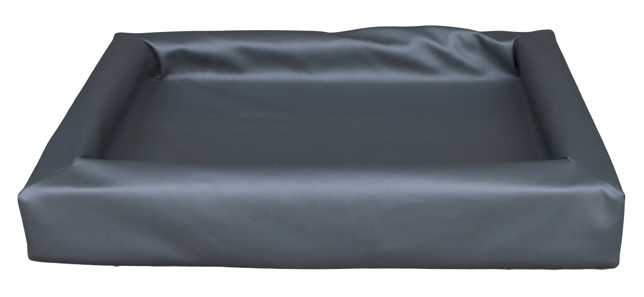 Hundebett Lounge Dogbed XL aus Kunstleder mit erhöhtem Rand, 100 x 120 cm – Bild 1