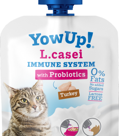 Katzenjoghurt mit Probiotika und Pute, laktosefrei, 85 g – YowUp! L. Casei Immune System Turkey