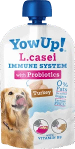 Hundejoghurt mit Probiotika und Truthahn, laktosefrei, 115 g – YowUp! L. Casei Immune System Turkey