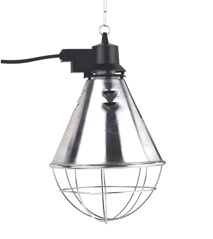 LAMP0004.png Lampenschirm für Infrarotlampe mit 5 m Kabel und Energiesparschalter, ohne Lampe – Bild 1