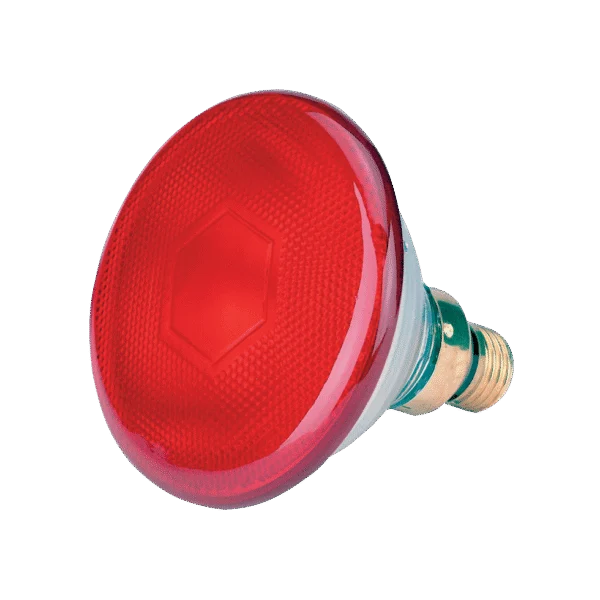 Energiesparlampe 100 W Rot