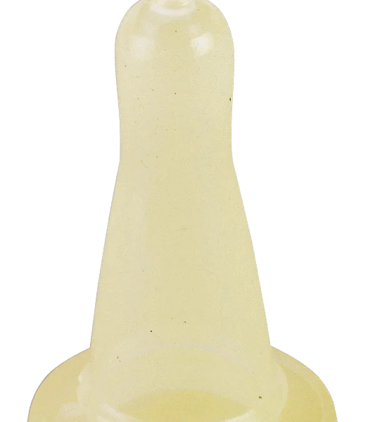 Transparenter Lämmersauger, 4 cm breit, für plexi-KS Flasche