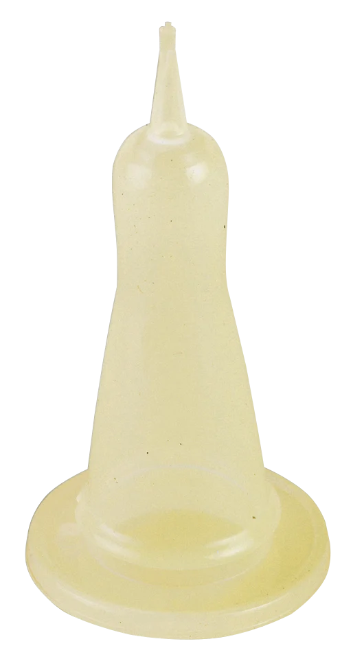 Transparenter Lämmersauger, 4 cm breit, für plexi-KS Flasche – Bild 1