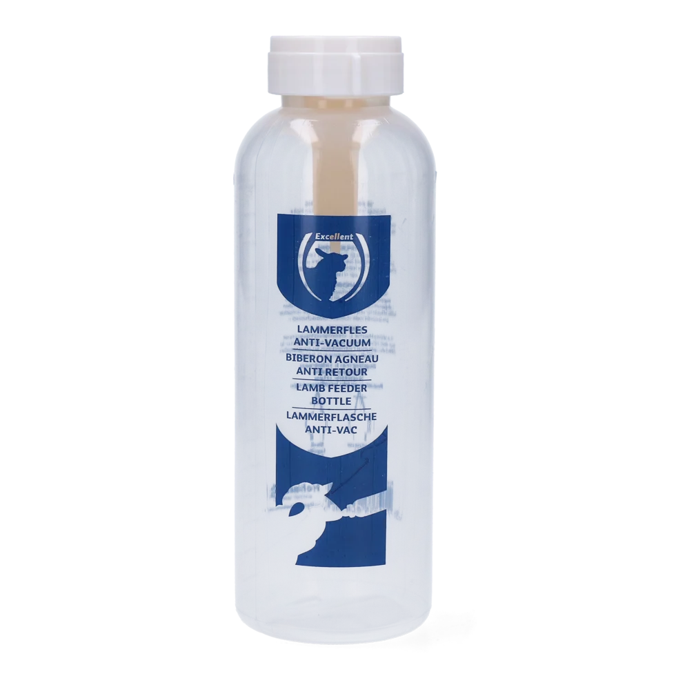 LAMS0012.png Lämmerflasche mit Sauger und Messskala, 500 ml – Bild 1