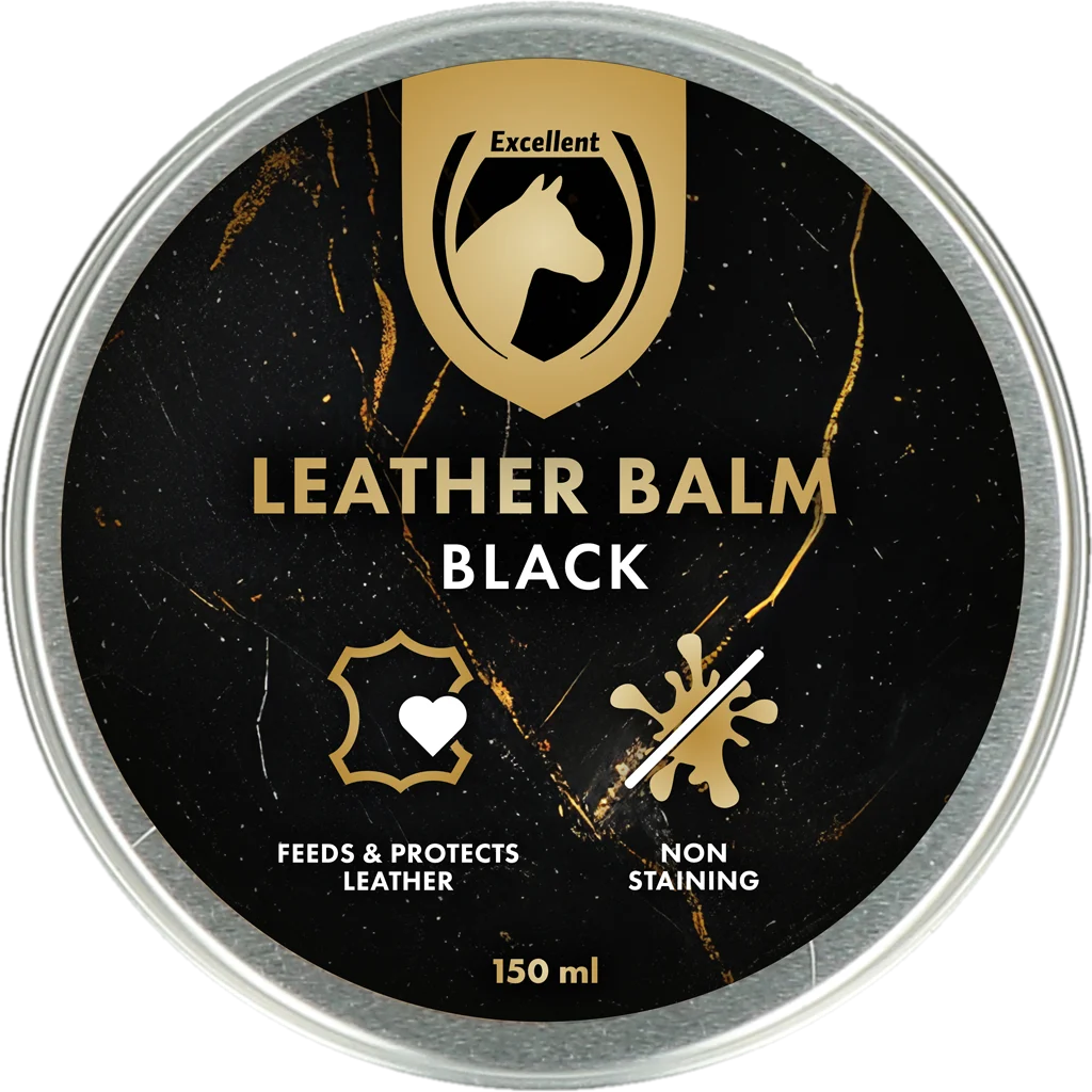 Lederbalsam mit Bienenwachs und Lanolin, Schwarz, 150 ml – Excellent Leder & Zadel Balm Zwart – Bild 1
