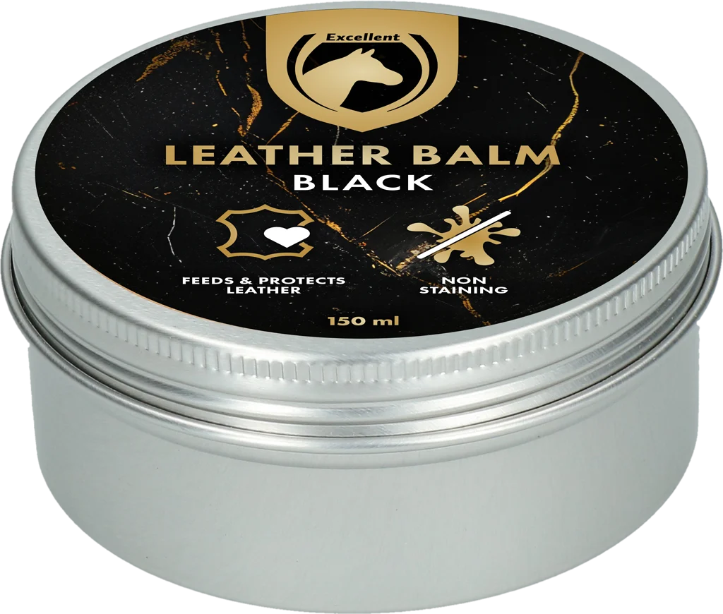 Lederbalsam mit Bienenwachs und Lanolin, Schwarz, 150 ml – Excellent Leder & Zadel Balm Zwart – Bild 2