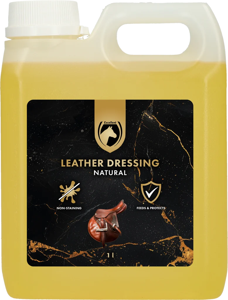 Sattelöl mit Lanolin, 1 l – Excellent Leather Dressing Naturel – Bild 1