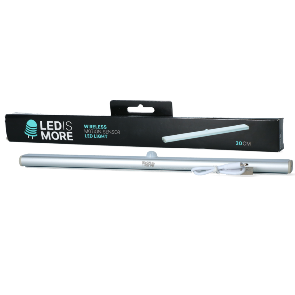 Lampe mit LED und Bewegungssensor, über USB aufladbar, 30 cm – Led is more