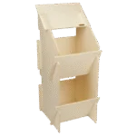 Holznest für Hühner mit 2 Abteilen, Innenmaß 27 x 31 cm – Kerbl Duo