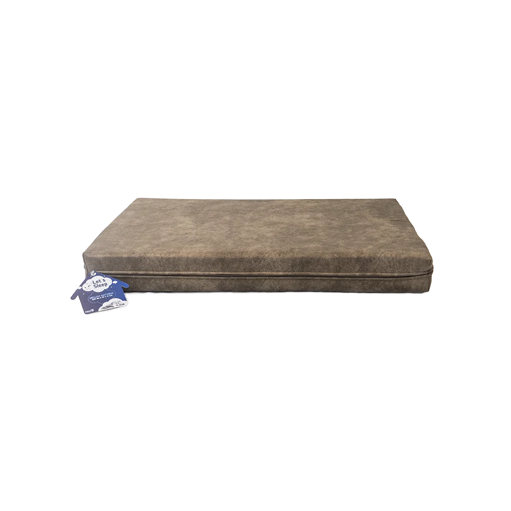 LETS0502A.png Orthopädisches Hundekissen mit Memoryschaum, taupe XL, 125 x 90 x 10 cm – Let's Sleep Mellow Mattress – Bild 1