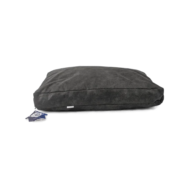Hundekissen mit Schaumstoffflocken M Anthrazit, 80 x 55 x 10 cm – Let's Sleep Plush Pillow