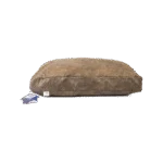 Hundekissen mit Schaumstoffflocken XL Taupe, 125 x 90 x 10 cm – Let's Sleep Plush Pillow