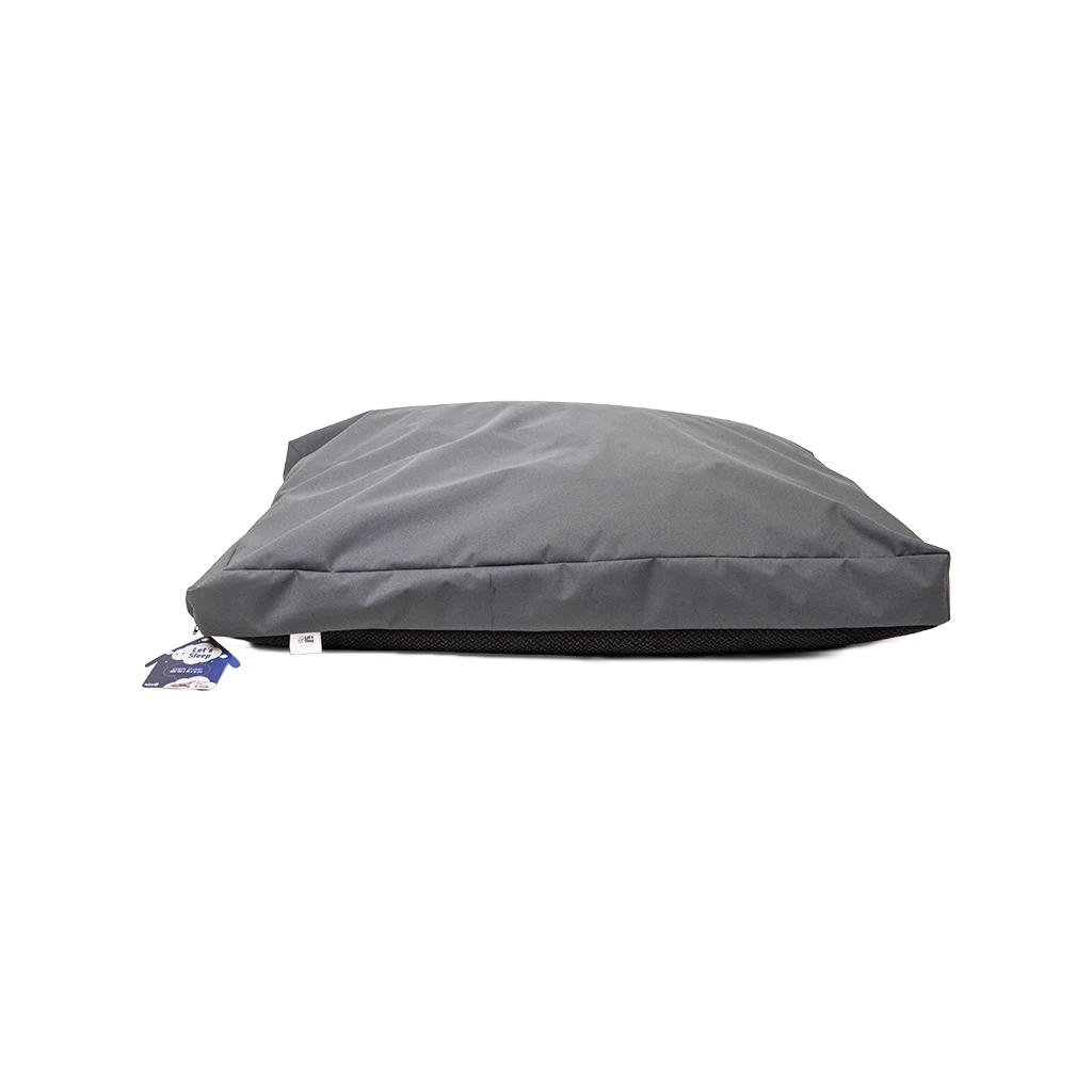Outdoor Hundekissen mit wasserabweisender Außenseite, Anthrazit XL, 125 x 90 x 10 cm – Let's Sleep Cushy Cloud – Bild 1
