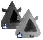 Katzentipi aus Filz mit Kissen, 50 x 45 cm, Grau – Let's Sleep Pet Cave TeePee – Bild 4