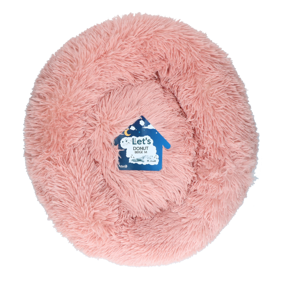 Hondenmand in Donutvorm, Roze M, ø 50 cm – Let's Sleep Donut Hundebett in Donutform, Rosa M, ø 50 cm – Let's Sleep Donut