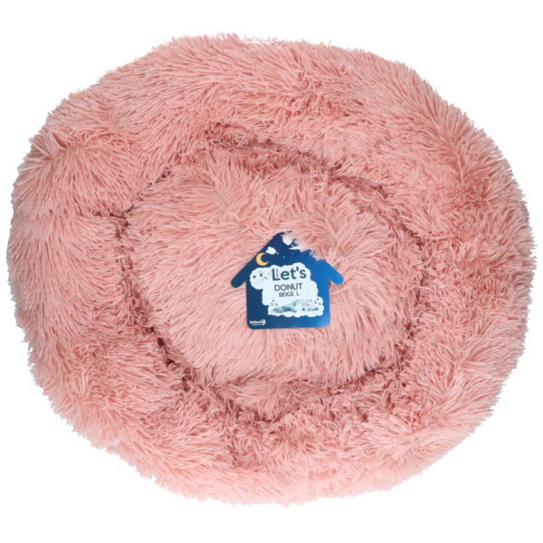 Donut Hundebett, Rosa, L, ø 60 cm – Let's Sleep Donut