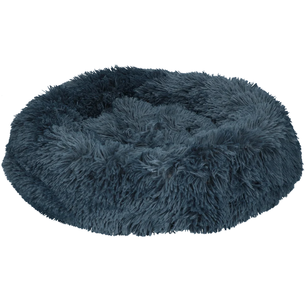 Rundes Hundebett in Dunkelgrau, M, ø 50 cm – Let's Sleep Donut – Bild 2