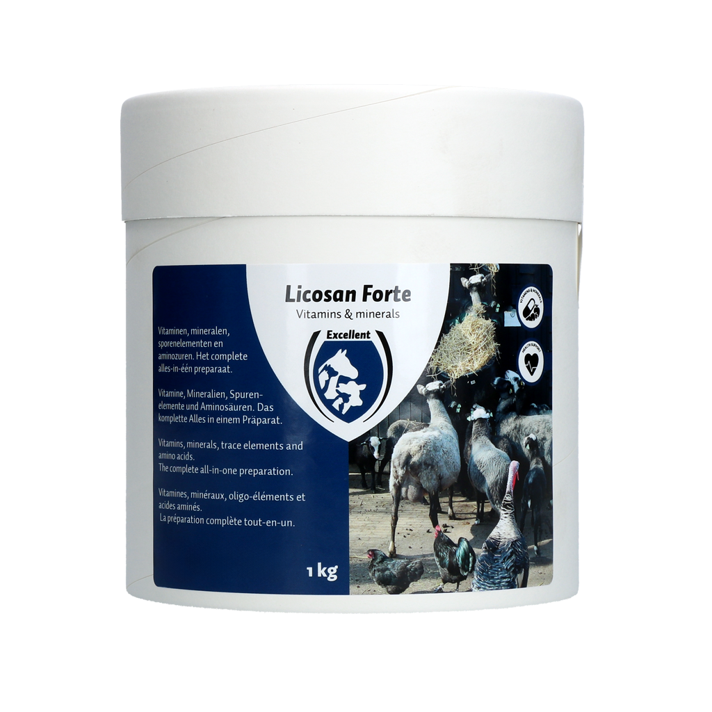 Vitaminesupplement met Mineralen en Aminozuren, 1 kg – Excellent Licosan Forte Vitaminergänzungsfuttermittel mit Mineralstoffen und Aminosäuren, 1 kg – Excellent Licosan Forte