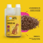Leinöl für Hunde mit Omega 3, kaltgepresst, 500 ml – Excellent Pets Linseed Oil – Bild 5