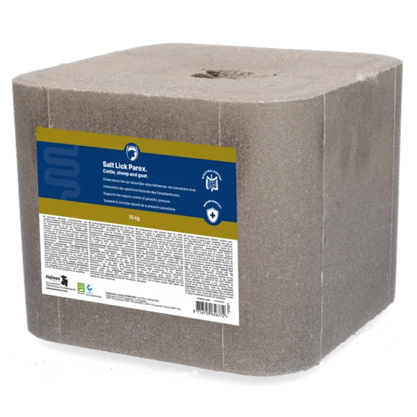 Mineralleckstein für Rinder, Schafe und Ziegen, 10 kg – Excellent Salt Lick Parex