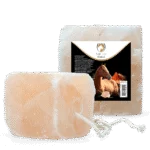 Leckstein aus Himalaya Salz für Pferde mit Seil, 2 bis 3 kg – Excellent Horse Salt Lick Himalaya