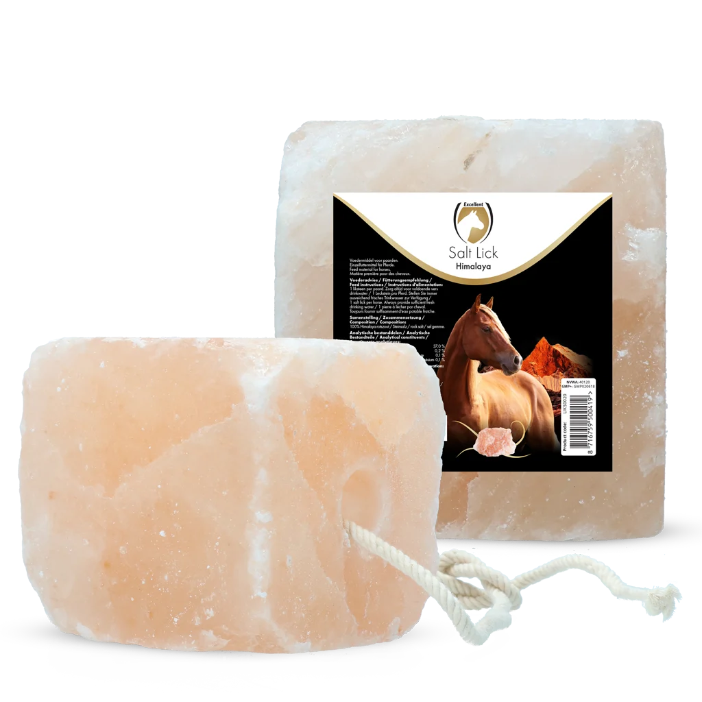 LIKS0020.png Leckstein aus Himalaya Salz für Pferde mit Seil, 2 bis 3 kg – Excellent Horse Salt Lick Himalaya – Bild 1