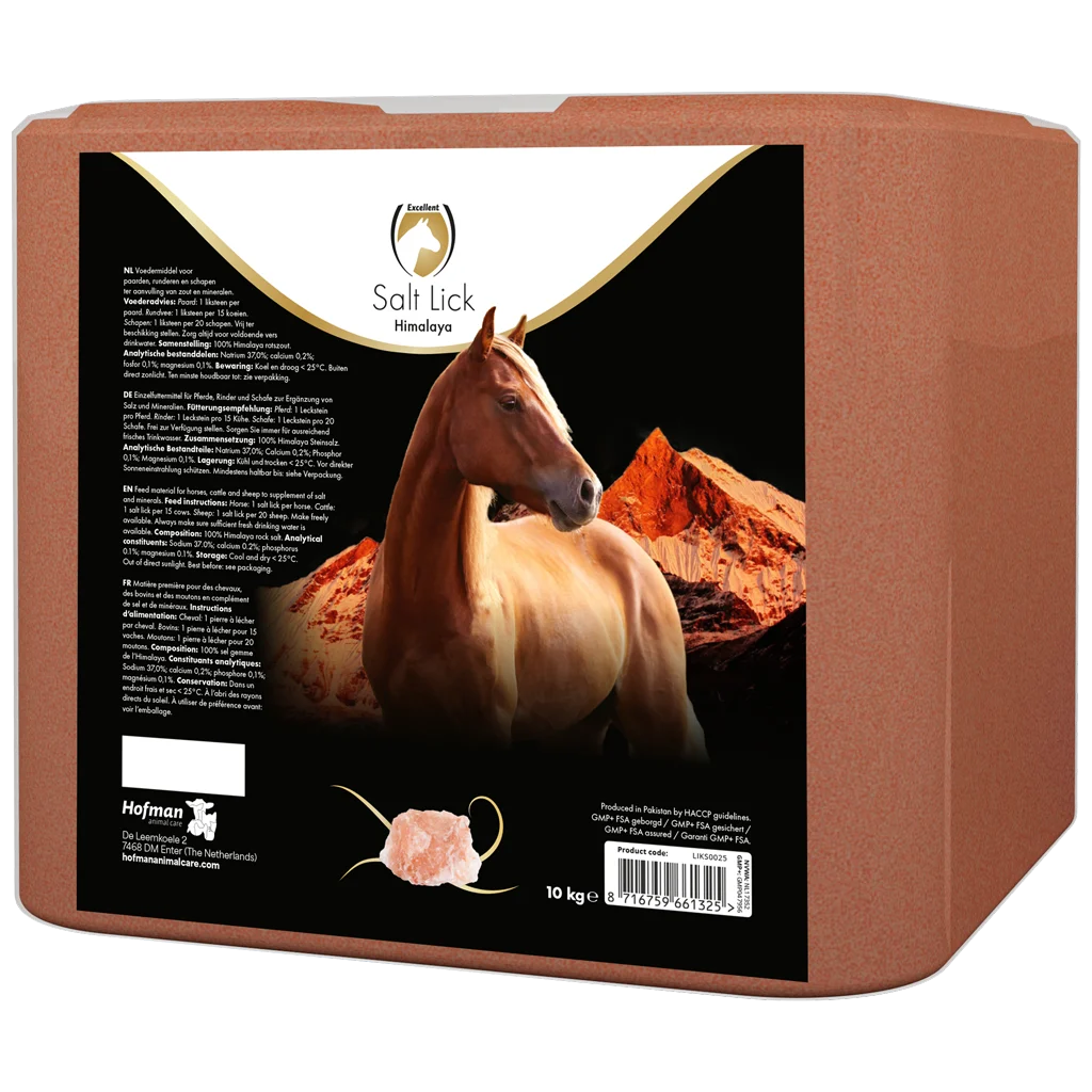 LIKS0025.png Leckstein aus Himalaya Salz für Pferde, 10 kg – Excellent Horse Salt Lick Himalaya – Bild 1