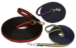 Longe mit weichem Griff und drehbarem Karabinerhaken, 8 m, Schwarz und Rot – Bild 4