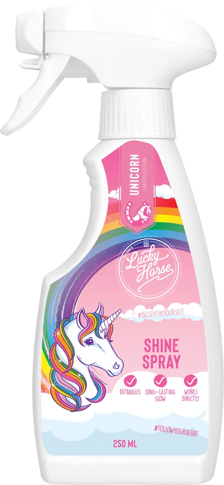 LUCK07.png Glanzspray mit entwirrender Wirkung, 250 ml – Lucky Horse Unicorn Shine Spray – Bild 1