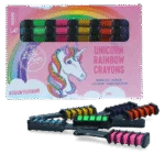 Haarkreide für Pferde in Regenbogenfarben, 6 Stück – Lucky Horse Unicorn Regenbogen Farbkreide
