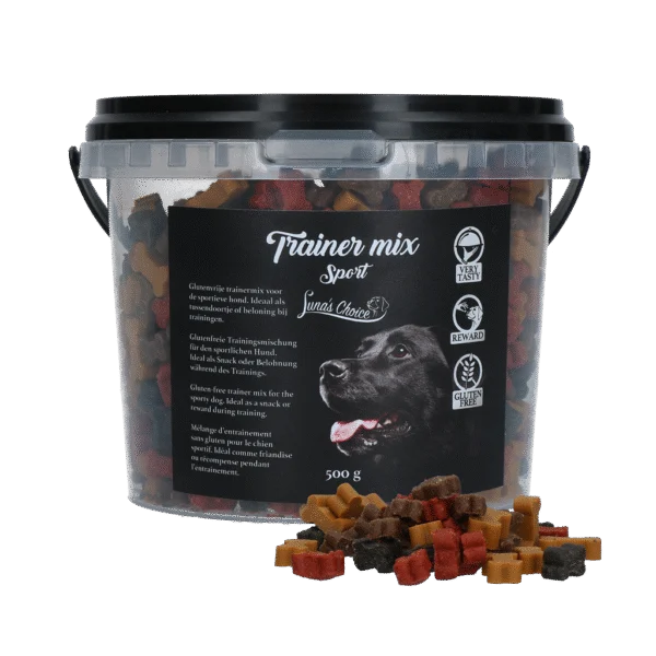 Trainingssnacks für Hunde, weich und glutenfrei, 500 g – Luna's Choice Trainer Mix Sport