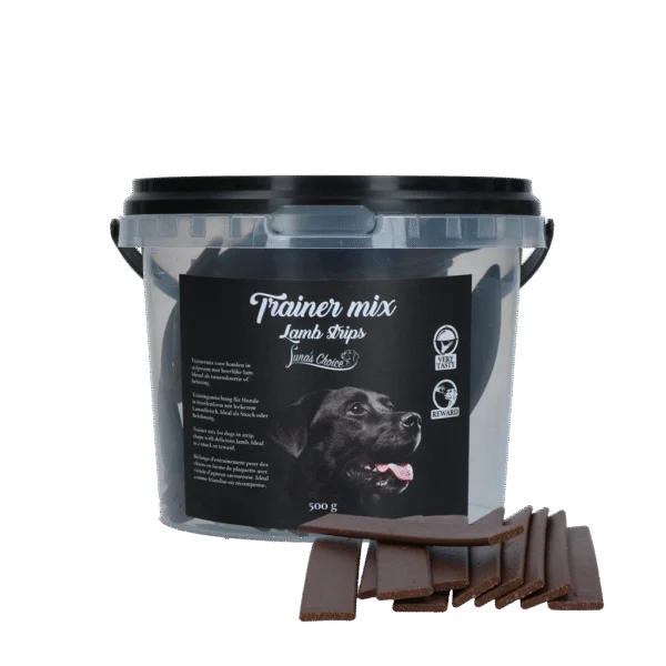 Trainingssnacks mit Lamm, weiche Streifen, 500 g – Luna's Choice Trainer Mix Lamb Strips