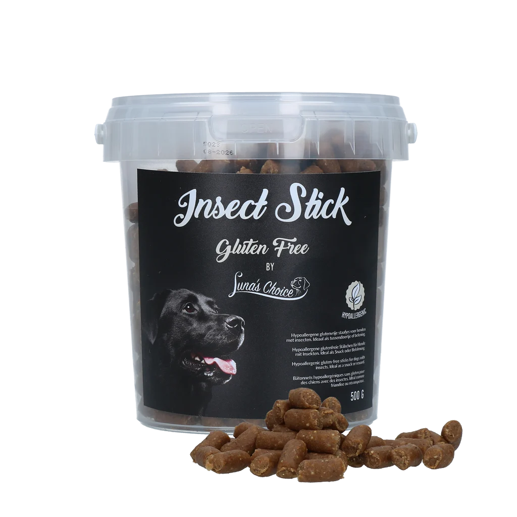 Trainingssnacks mit Insektenprotein, glutenfrei, 500 g – Luna's Choice Trainer Mix Insect Stick hypoallergen (glutenfrei) – Bild 1