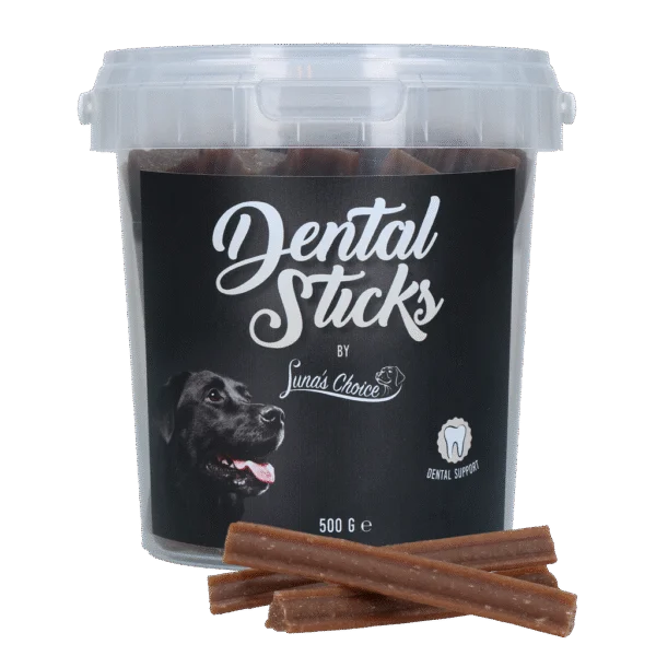 Kaustangen für Hunde, ohne Zuckerzusatz, 25 Stück, 500 g – Luna's Choice Dental Sticks
