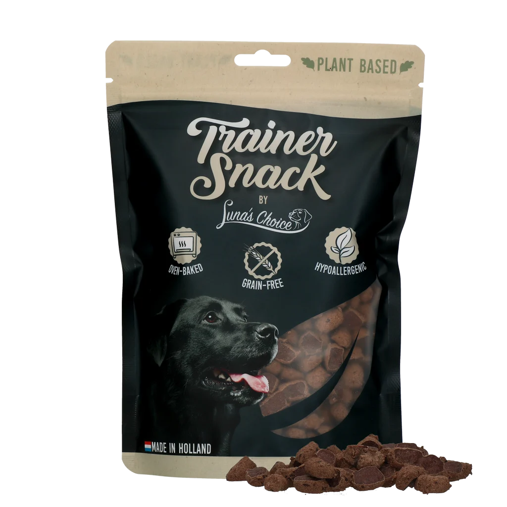Trainingssnacks für Hunde aus Käse, pflanzlich und getreidefrei, 400 g – Luna's Choice Plant Based Trainer Snack – Bild 1
