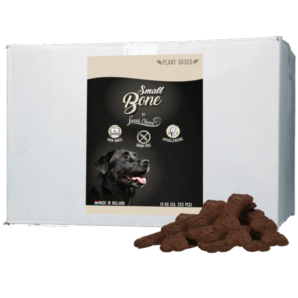Hundekekse, pflanzlich und getreidefrei, 10 kg – Luna's Choice Plant Based Snack Großpackung Bone Small