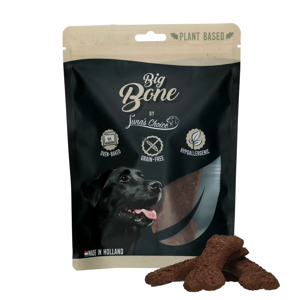 Pflanzliche und getreidefreie Hundekekse, 6 x 45 g – Luna's Choice Plant Based Bone L – Bild 1