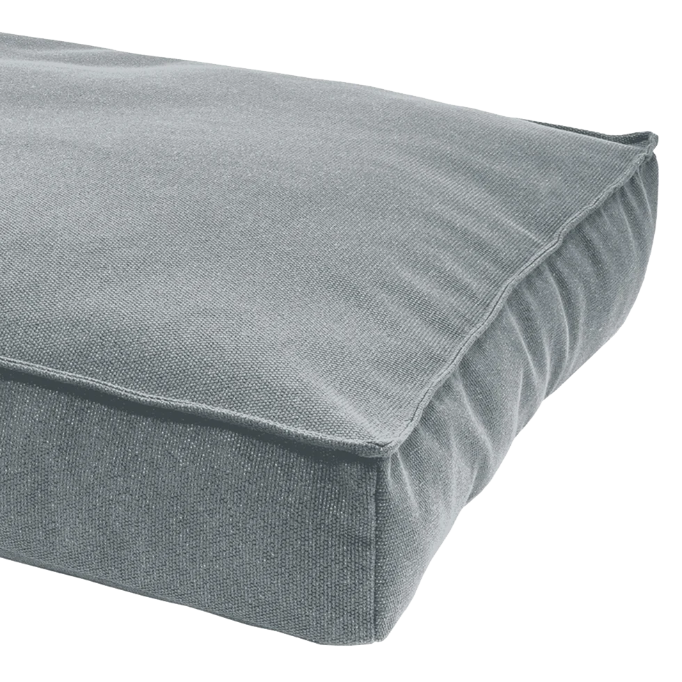 Hundekissen hellgrau S mit wasserabweisender Beschichtung, 80 x 65 x 15 cm – Madison Manchester Lounge Cushion – Bild 1