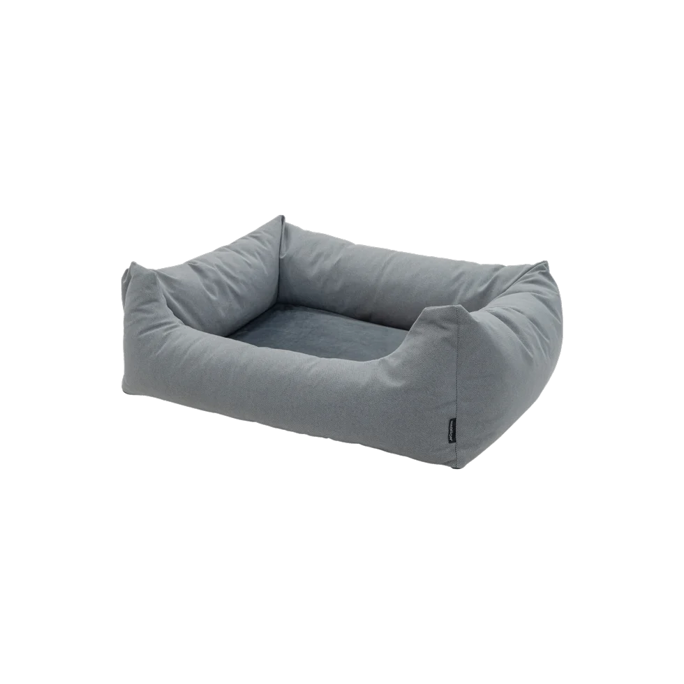 MADI0210.png Hundebett mit erhöhten Rändern, Hellgrau S, 80 x 67 x 22 cm – Madison Manchester Pet Bed – Bild 1